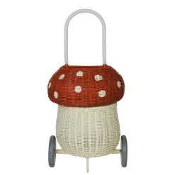 Rattan Mushroom Luggy - Red><noscript><img width=