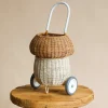 Rattan Mushroom Luggy - Natural>Olli Ella Sale
