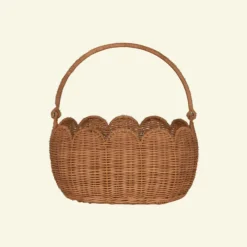 Scalloped Petal Basket - Natural>Olli Ella Online