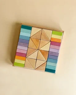 Pastel Duo Block Set>Grimms Discount