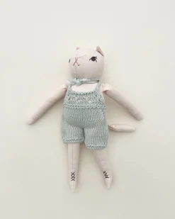 Cat in Hand Knit Overalls>Polka Dot Club Fashion