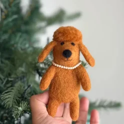 Poodle Dog Finger Puppet>Deer Harbour Design Hot