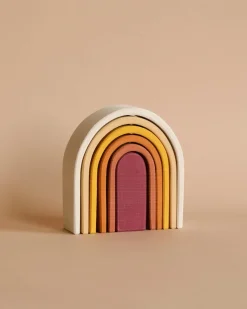 Handmade Wooden Oval Rainbow Stacker>Raduga Grez Outlet