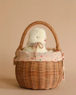 Rattan Berry Basket With Lining – Gumdrop>Olli Ella Outlet