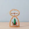 Richard Glaesser Mini Pyramid Hanging Ornament - Santa>Christian Ulbricht Sale