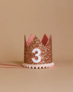Rose Gold Glitter Crown><noscript><img width=