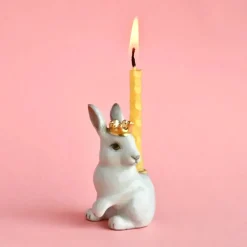Royal White Rabbit Cake Topper>Camp Hollow Hot