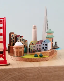 San Francisco Wooden Music Box><noscript><img width=