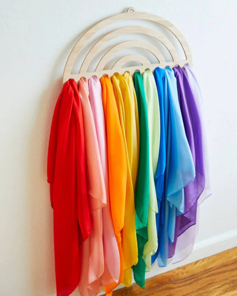 Sarah's Silk Large Playsilk Display - Rainbow>Sarah’s Silks Best