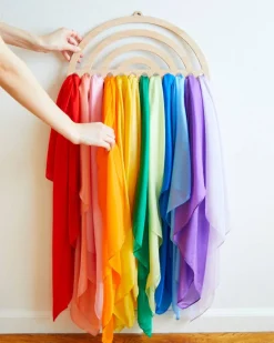 Sarah's Silk Large Playsilk Display - Rainbow><noscript><img width=