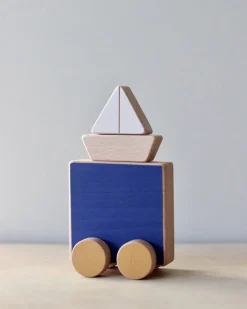 Sea & Boat Push Toy>The Wandering Workshop New