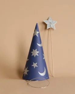 Set of 6 Wizard Party Hats & Wands - Final Sale>Meri Meri Sale