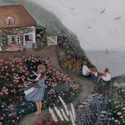 Silhouette Only - Rose Cottage Silhouette for Lamp>Toverlux Sale