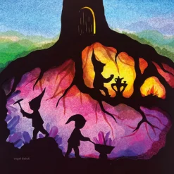 Silhouette Only - Dwarfs for Lamp>Toverlux Fashion