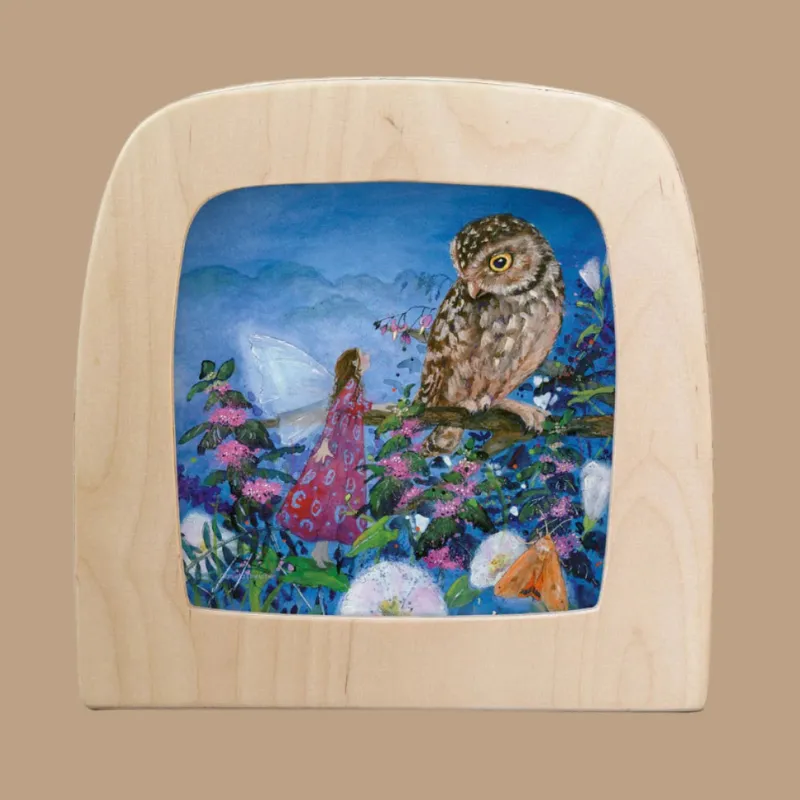 Silhouette Only - Little Fairy Can't Sleep Silhouette - Owl for Lamp>Toverlux Best