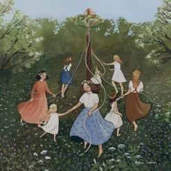 Silhouette Only - Maypole Dance for Lamp>Toverlux Best