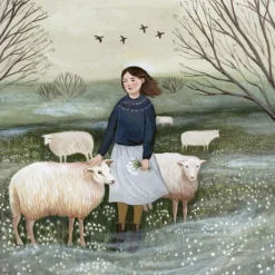 Silhouette Only - The Herderess Silhouette for Lamp>Toverlux Online