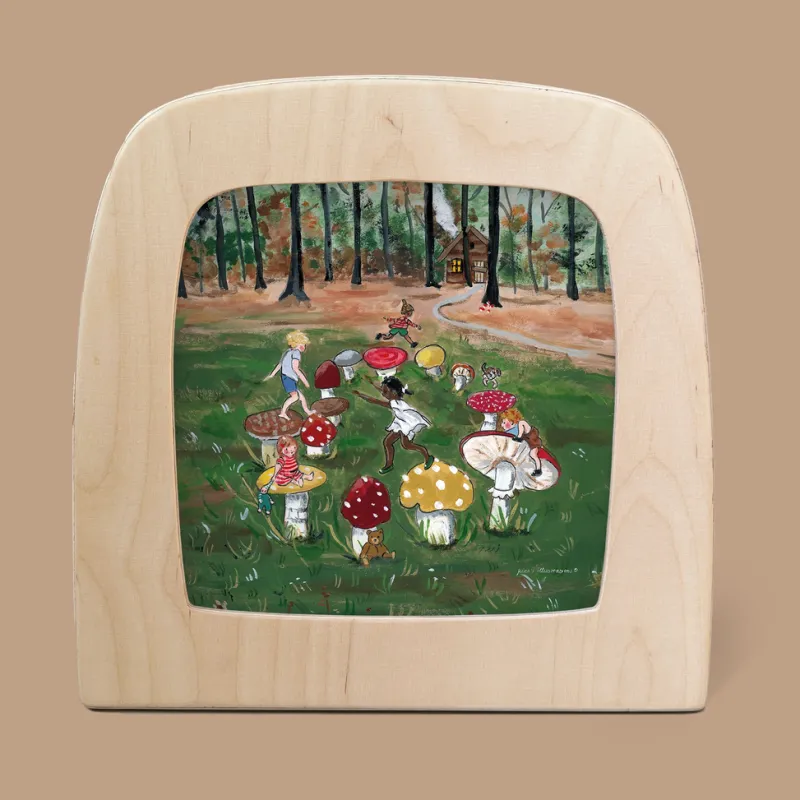 Silhouette Only - Toadstool Dance Silhouette for Lamp>Toverlux Fashion