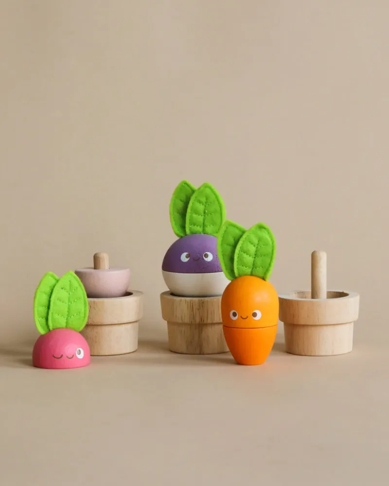 Stacking Wooden Veggies>Le Toy Van, Inc. Hot