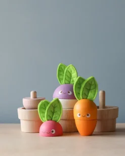 Stacking Wooden Veggies><noscript><img width=