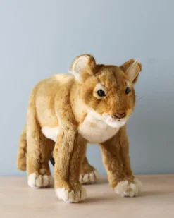 Standing Lion Cub Stuffed Animal>Hansa Best