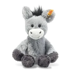 , Dinkie Donkey Plush Stuffed Toy, 8 Inches>Steiff Fashion
