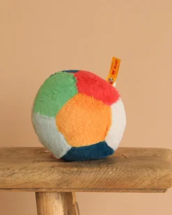 Multicolored Plush Ball with Rattle>Steiff New