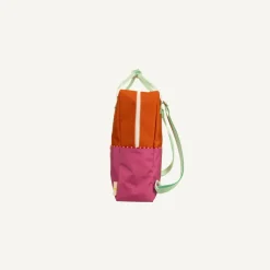 Backpack Large | Color Blocking | Gravel Orange + Rosette Pink><noscript><img width=