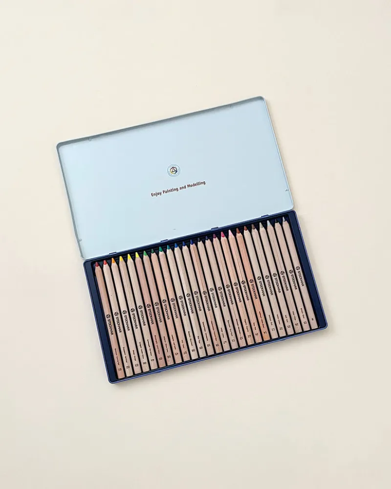 Colored Pencils Triangular Assortment 24+1>Stockmar Online