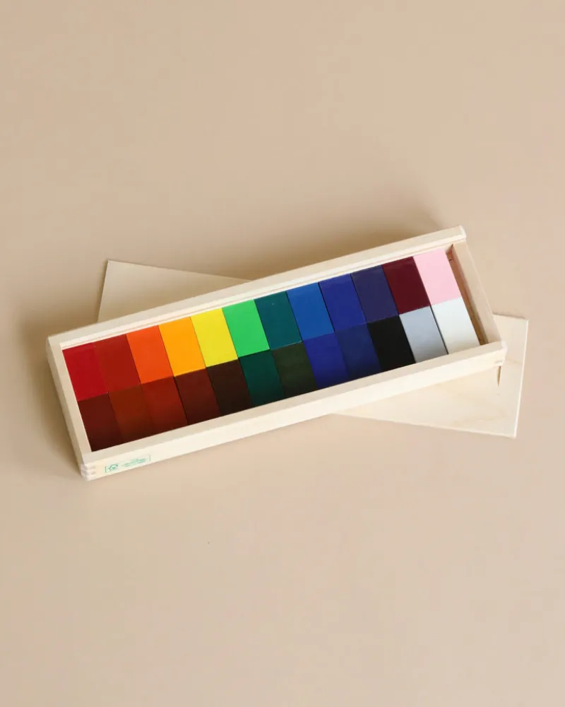 Wax Block Crayons Wooden Box - 24 Assorted>Stockmar Fashion