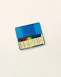 Wax Stick Crayons Tin Case - 16 Assorted>Stockmar Hot