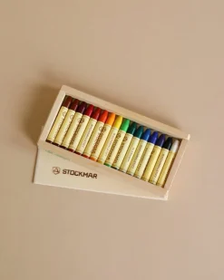 Wax Stick Crayons Wooden Box - 16 Assorted>Stockmar Best