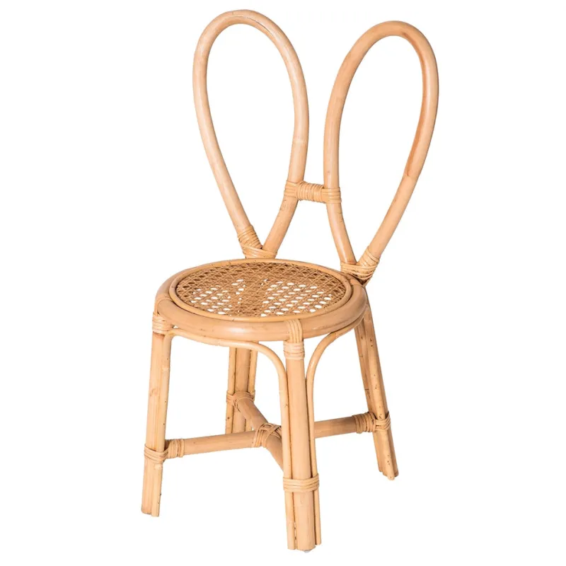 Toddler Rattan Bunny Chair>Poppie Toys Fashion