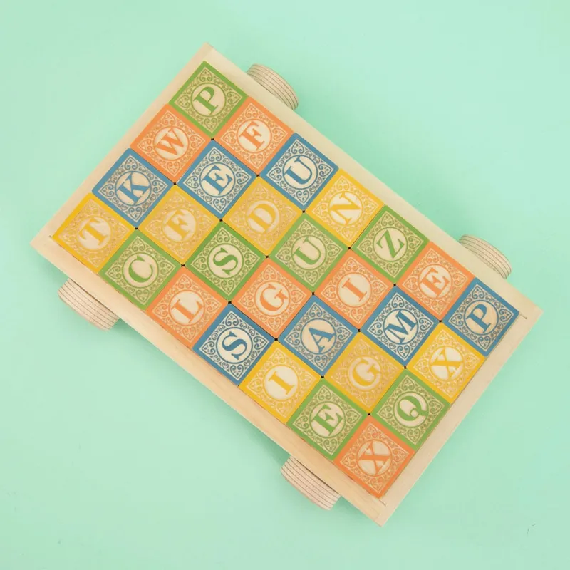 Classic ABC Blocks with Wagon>Uncle Goose Hot