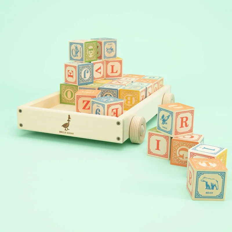 Classic ABC Blocks with Wagon>Uncle Goose Hot