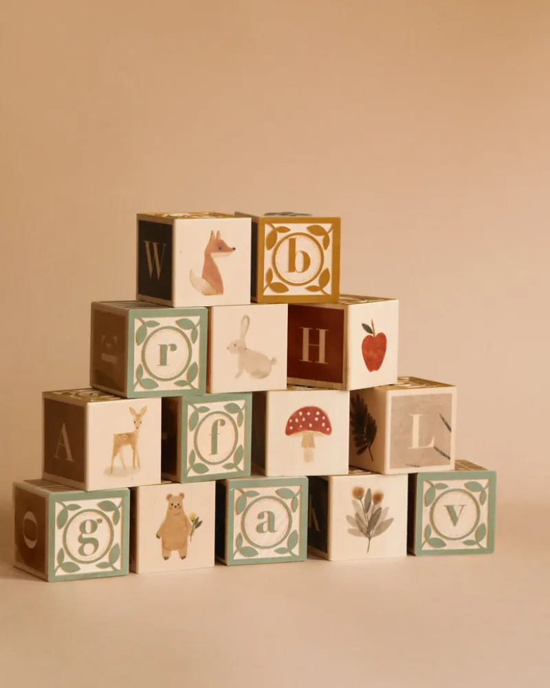 Watercolor ABC Blocks>Uncle Goose Outlet