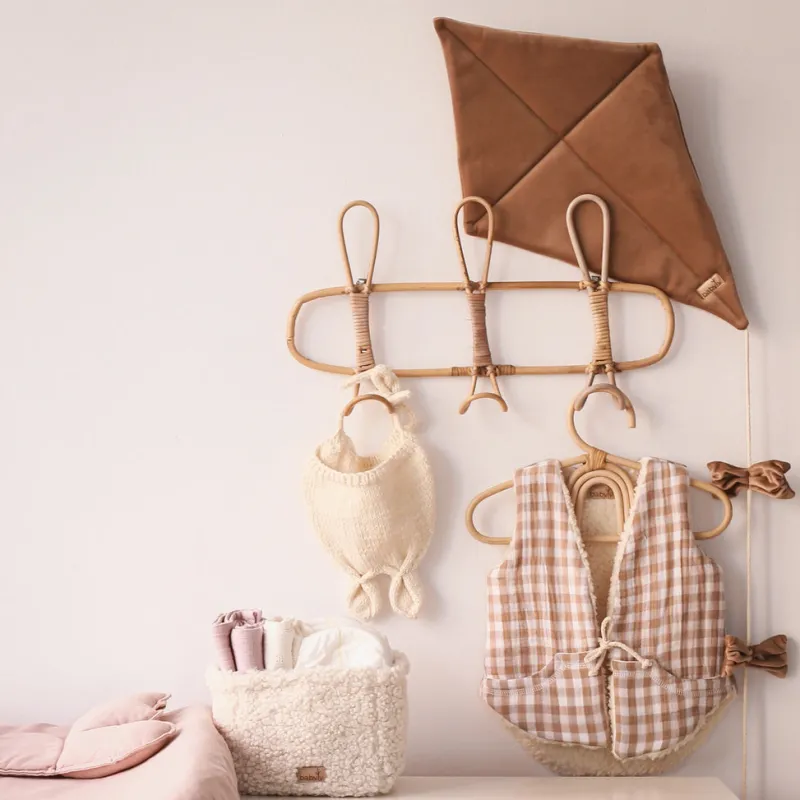 Velvet Kite Wall Decor - Brown>Babyly Outlet