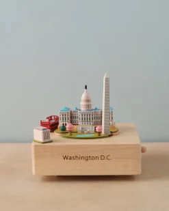 Washington D.C. Wooden Music Box>Wooderful Life Online