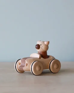 Wooden Animal Pull-Back Car><noscript><img width=