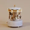 Wooden Carousel Music Box>Wooderful Life New