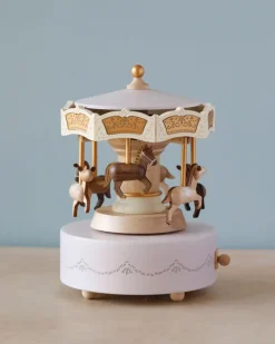 Wooden Carousel Music Box>Wooderful Life New