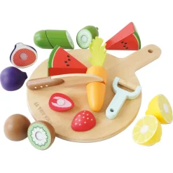 Wooden Chopping Board & Sliceable Play Food>Le Toy Van, Inc. New
