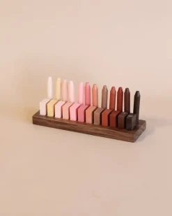 Wooden Crayon Holder 12 Stick / 12 Block Slots>Filana Hot