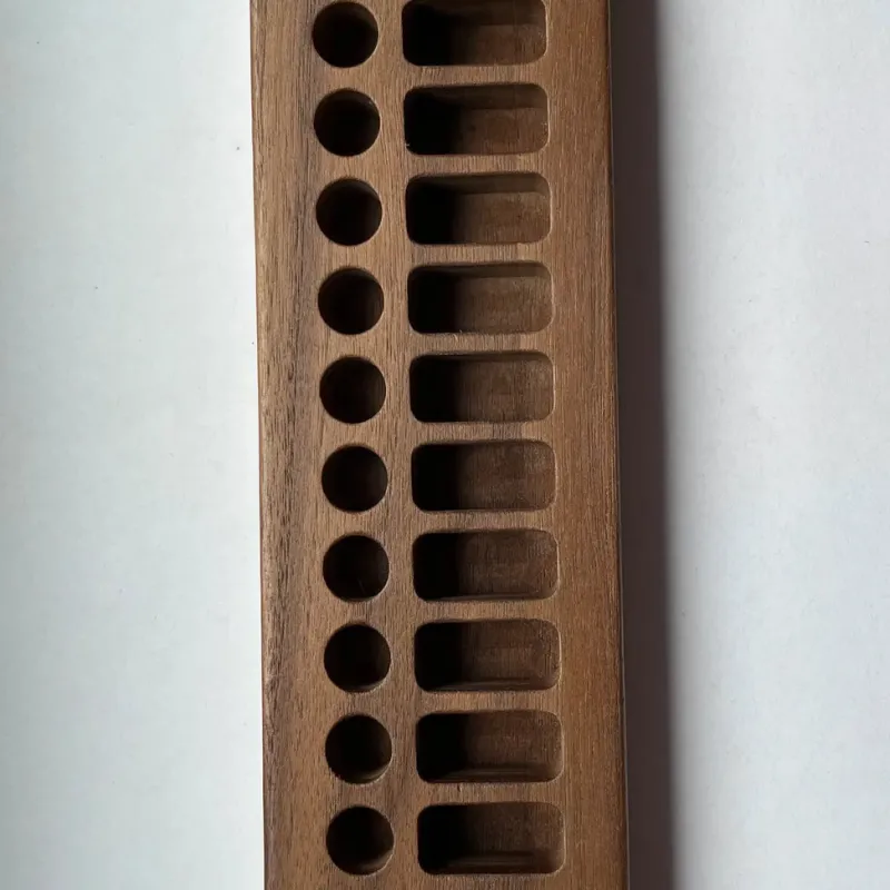 Wooden Crayon Holder 12 Stick / 12 Block Slots>Filana Hot