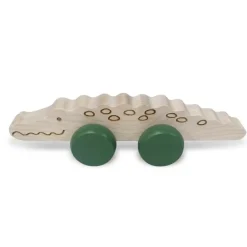 Wooden Crocodile Push Toy><noscript><img width=