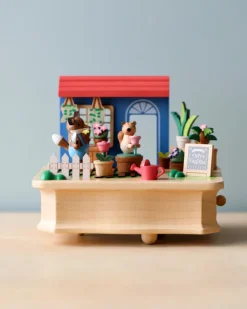 Wooden Fox Gardener Music Box>Wooderful Life Fashion