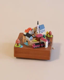 Wooden Train Music Box - European Town>Wooderful Life Sale