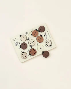 Wooden Tray Puzzle - Count to 10 Ladybugs>Wee Gallery Outlet