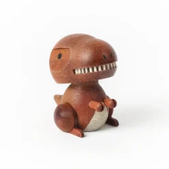 Wooden T-Rex Bobblehead><noscript><img width=