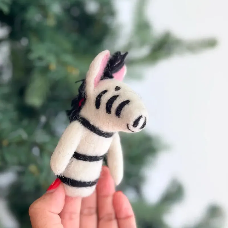 Zebra Finger Puppet>Deer Harbour Design Best